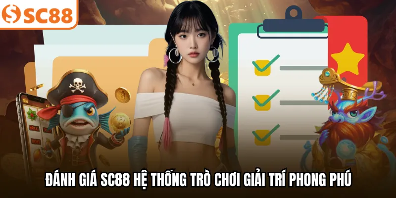 Đánh giá SC88 hệ thống trò chơi giải trí phong phú