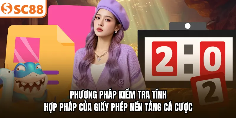 Phương pháp kiểm tra tính hợp pháp của giấy phép nền tảng cá cược